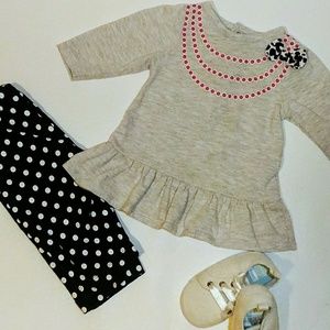 Bon Bebe shirt AND First Impressions leggings SET